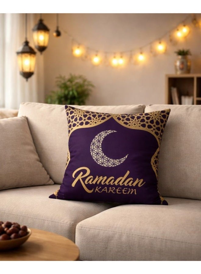 سنوز كوشن كوفر رمضان بربل 45*45 سم, عبوه قطعه واحده - Image 1